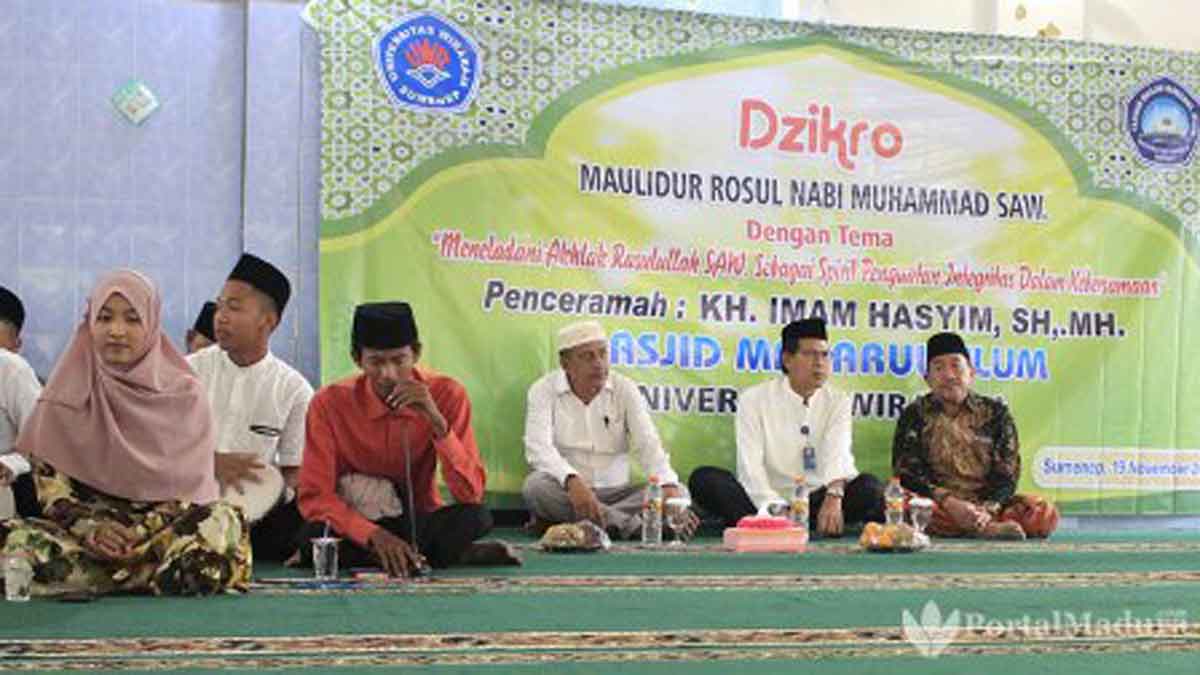 Penguatan Integritas, Unija Gelar Peringatan Maulid Nabi