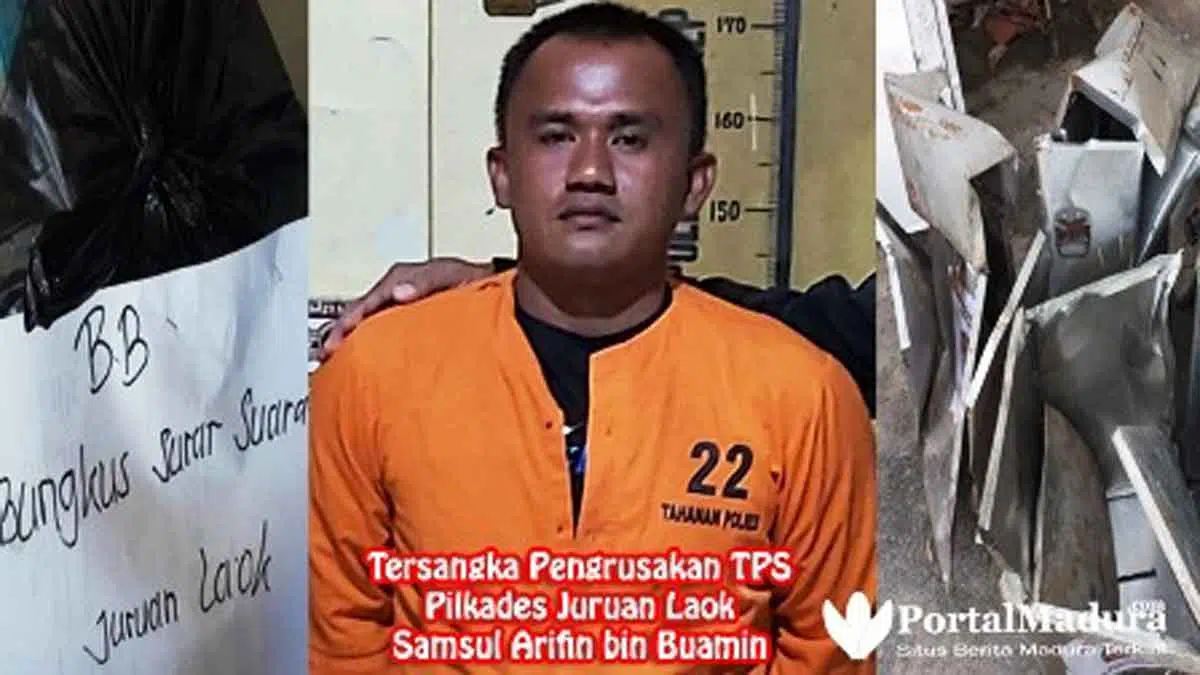 Tersangka Pengrusakan TPS Pilkades Juruan Laok Bertambah