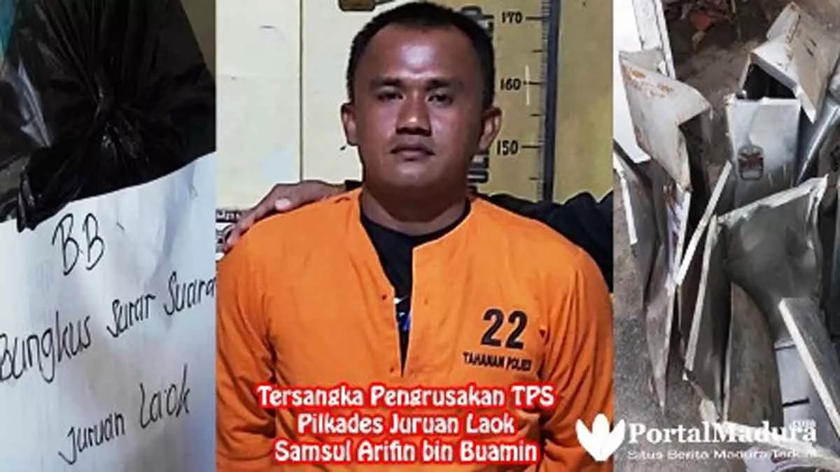 Tersangka Pengrusakan TPS Pilkades Juruan Laok Bertambah