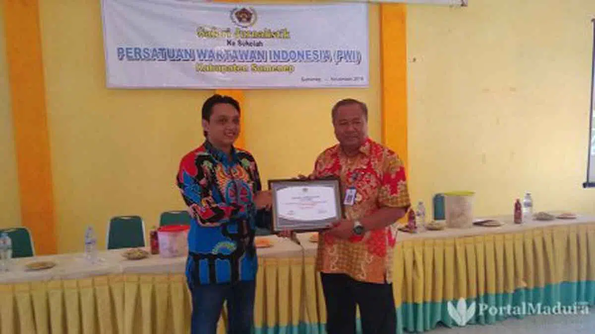 Tangkal Hoax, PWI Sumenep Gelar Safari Jurnalistik SMKN I
