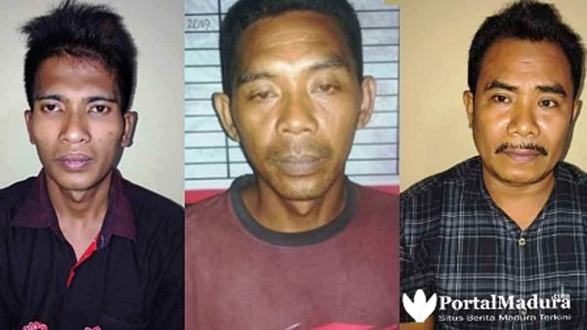 Polres Sumenep Ciduk Tiga Tersangka Sabu Beda TKP, BB Capai Enam Poket