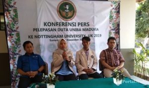 Presentasi Penelitian Tingkat Dunia, UNIBA Madura Kirim Dua Mahasiswa ke Inggris