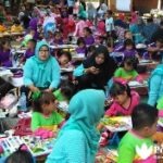1.286 Anak ‘Mewarnai Negeri’ di Taman Paseban Bangkalan
