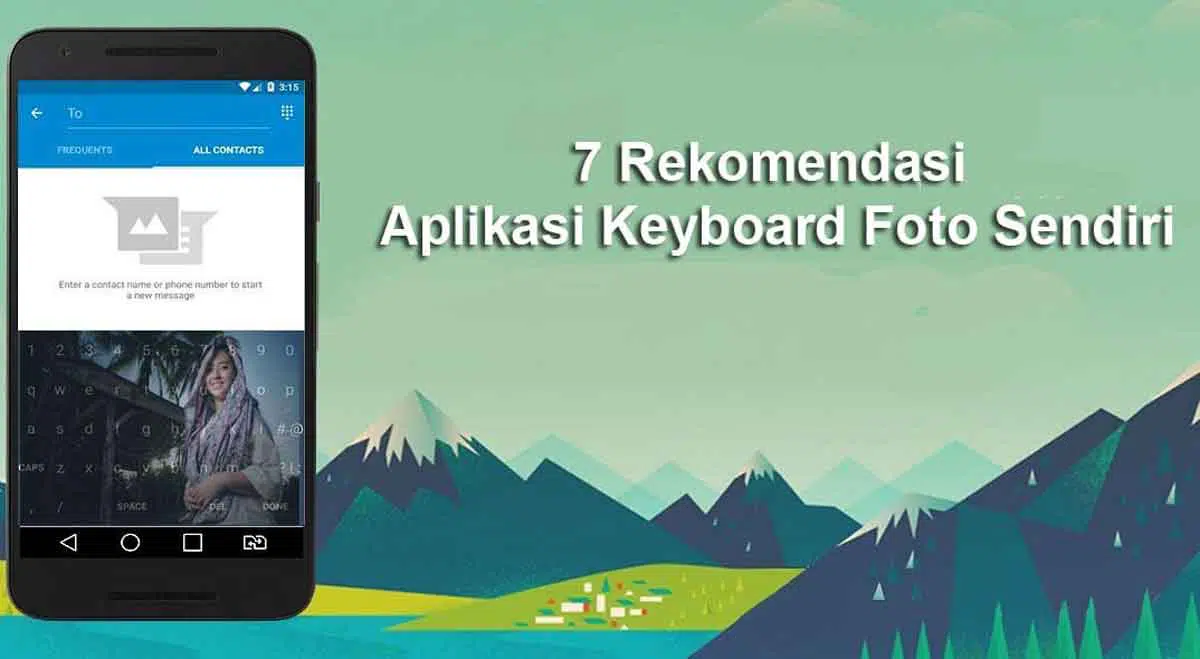 Aplikasi Android keyboard foto sendiri