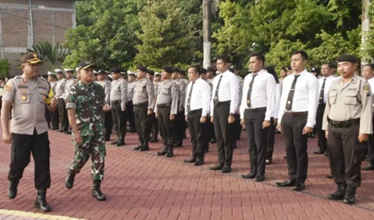 Polres Sumenep Siagakan 450 Petugas Gabungan Amankan Malam Tahun Baru