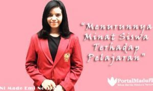 Menurunnya Minat Siswa Terhadap Pelajaran
