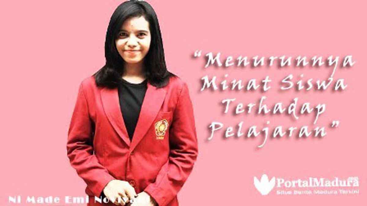 Menurunnya Minat Siswa Terhadap Pelajaran
