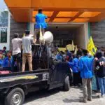 PMII Geruduk Kantor Disdik Bangkalan
