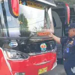 Petugas Gabungan di Sumenep Inspeksi Kelaikan Bus