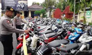 Puluhan Motor di Pamekasan Diamankan Petugas