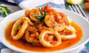 Resep Cumi Saus Tomat Pedas Manis, Lezatnya Nampol