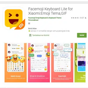 keyboard foto sendiri Facemoji Keyboard for Xiaomi