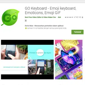 keyboard foto sendiri GO Keyboard