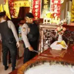 Antisipasi Teror Jelang Imlek, Polres Sumenep Sterilisasi Klenteng
