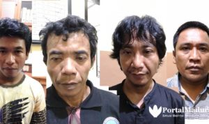 Oknum Kiai dan Aparat Desa Terlibat, 4 Pelaku Peledakan Bom Ikan ke Rumah Warga Diringkus Polisi Sumenep
