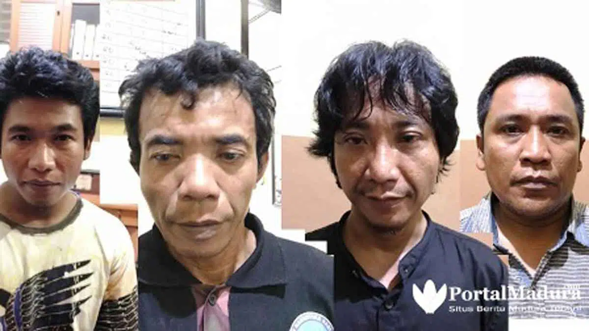 Oknum Kiai dan Aparat Desa Terlibat, 4 Pelaku Peledakan Bom Ikan ke Rumah Warga Diringkus Polisi Sumenep