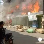 Kebakaran Landa Sebuah Ruko di Sampang