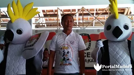 Maskot Pemilihan Bupati, KPU Sumenep Gunakan Burung Kakatua Jambul Kuning