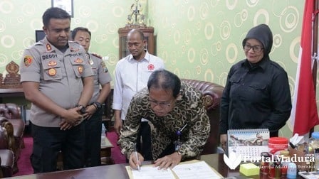 Pengawasan Bidang Kepolisian, Unija dan Polres Sumenep Teken MoU