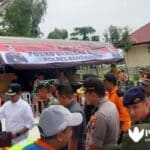 Siaga Bencana, Polres Bangkalan Bangun Posko Banjir di Arosbaya