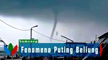 Video Detik-detik Fenomena 'Palak Taon' Terbentuk di Atas Langit Perairan Sumenep