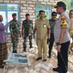 4 Bangunan Rusak dan Pelajar Patah Tulang, Kapolres Sumenep & Dandim 0827 Peduli Korban Bencana