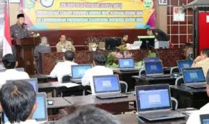 Peserta Tes CAT CPNS Berjimat dan Wabup Sumenep Lalukan Hal Ini