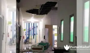 Pasien Panik! Asbes Ruangan Puskesmas Jatuh