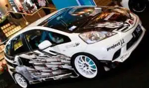 3 Cara Jitu Bikin Cat Airbrush pada Mobil Tetap Kinclong