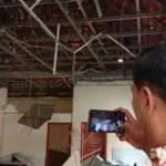Atap Ruang Kerja DKP Sampang Ambruk