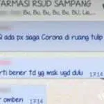 Hoaks, Viral Pesan Berantai Pasien Suspect Virus Corona di Sampang