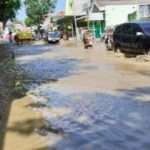 Jalan Nasional Blega Bangkalan Dilanda Genangan Banjir