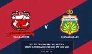 Diguyur Hujan, Link Live Streaming  vs Bhayangkara FC