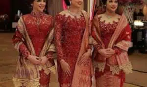 Model kebaya modern brokat kodangan