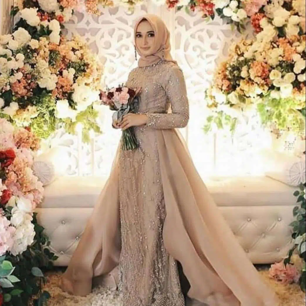 Model kebaya modern hijab pengiring pengantin