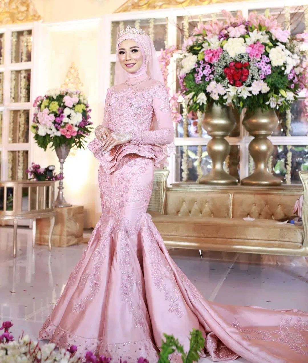 Model kebaya modern hijab untuk pesta