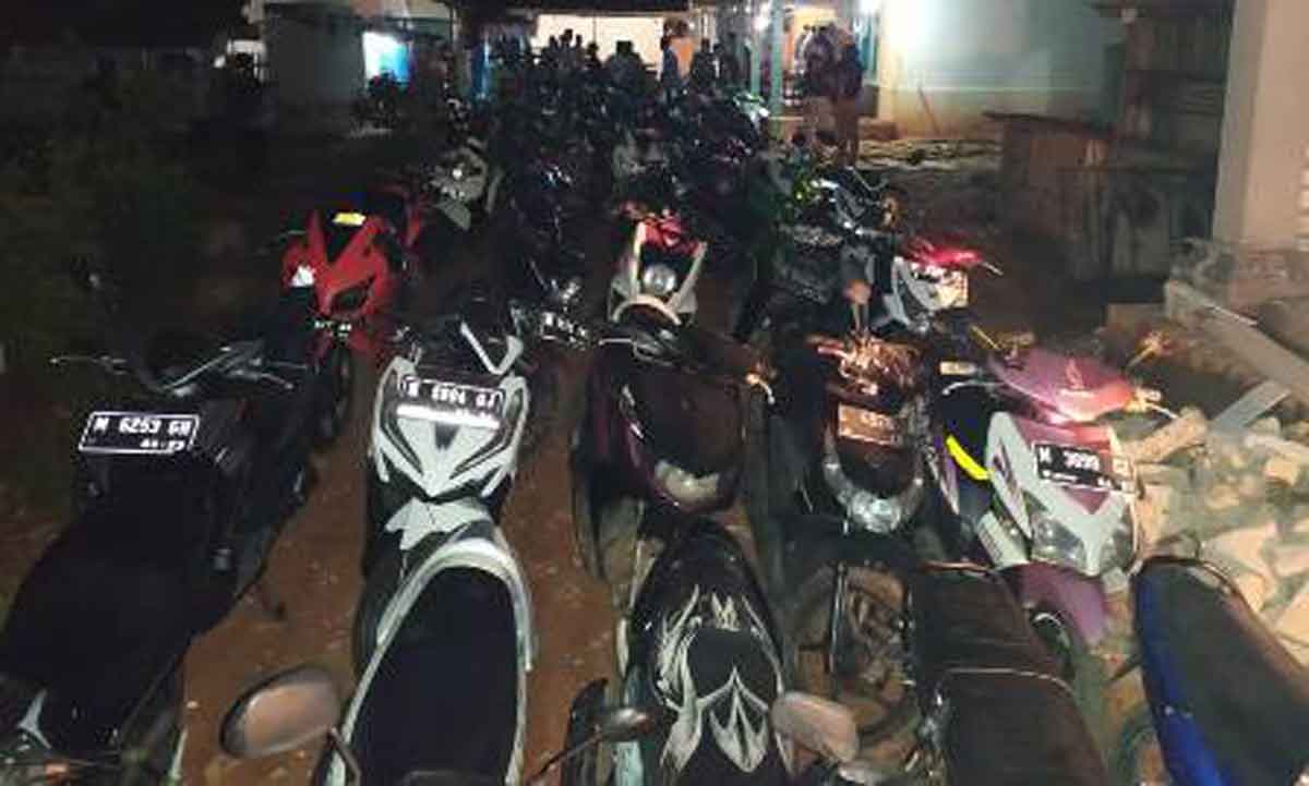 Diduga Hasil Curian, 77 Unit Motor Diamankan Polres Bangkalan