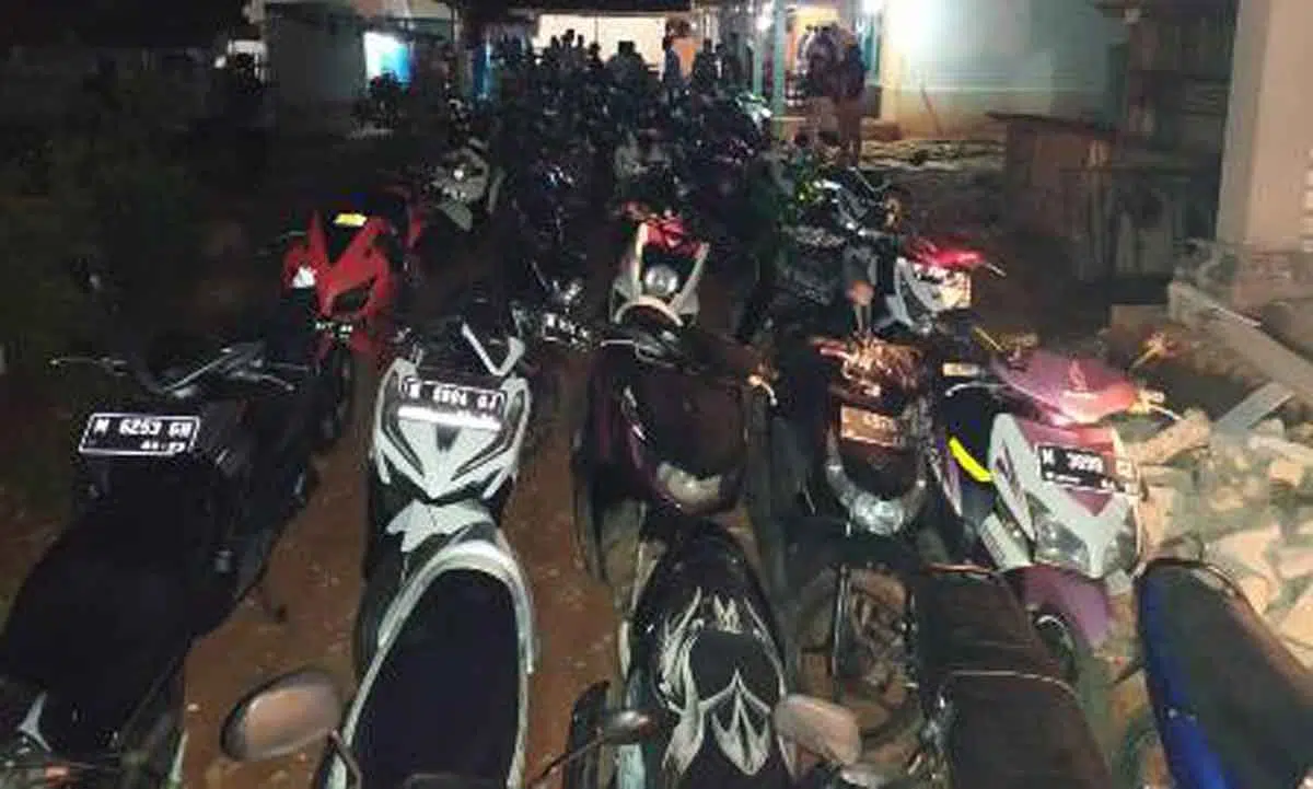 Diduga Hasil Curian, 77 Unit Motor Diamankan Polres Bangkalan