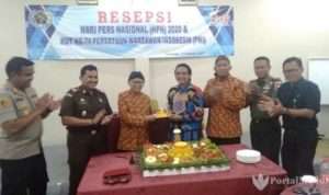Resepsi HPN 2020, PWI Sumenep Gelar Potong Tumpeng
