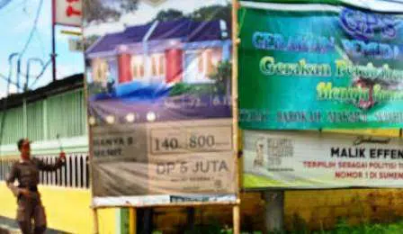 Satpol PP Sumenep Bersihkan Media Luar Ruang, Besok Siap-siap PKL