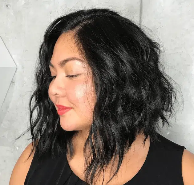 Model Rambut Wanita Gemuk Shaggy bobs 