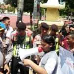 Soroti Penanganan Kasus Kriminal, Mahasiswa Kangean Demo Polres Sumenep