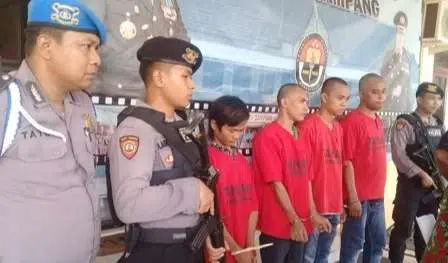 Pengedar, Empat Warga Sampang Simpan 39,33 gram Sabu