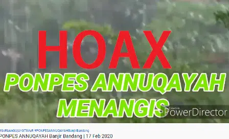 Sejumlah Akun Medsos Sebarkan Berita Hoaks Banjir Ponpes Annuqayah