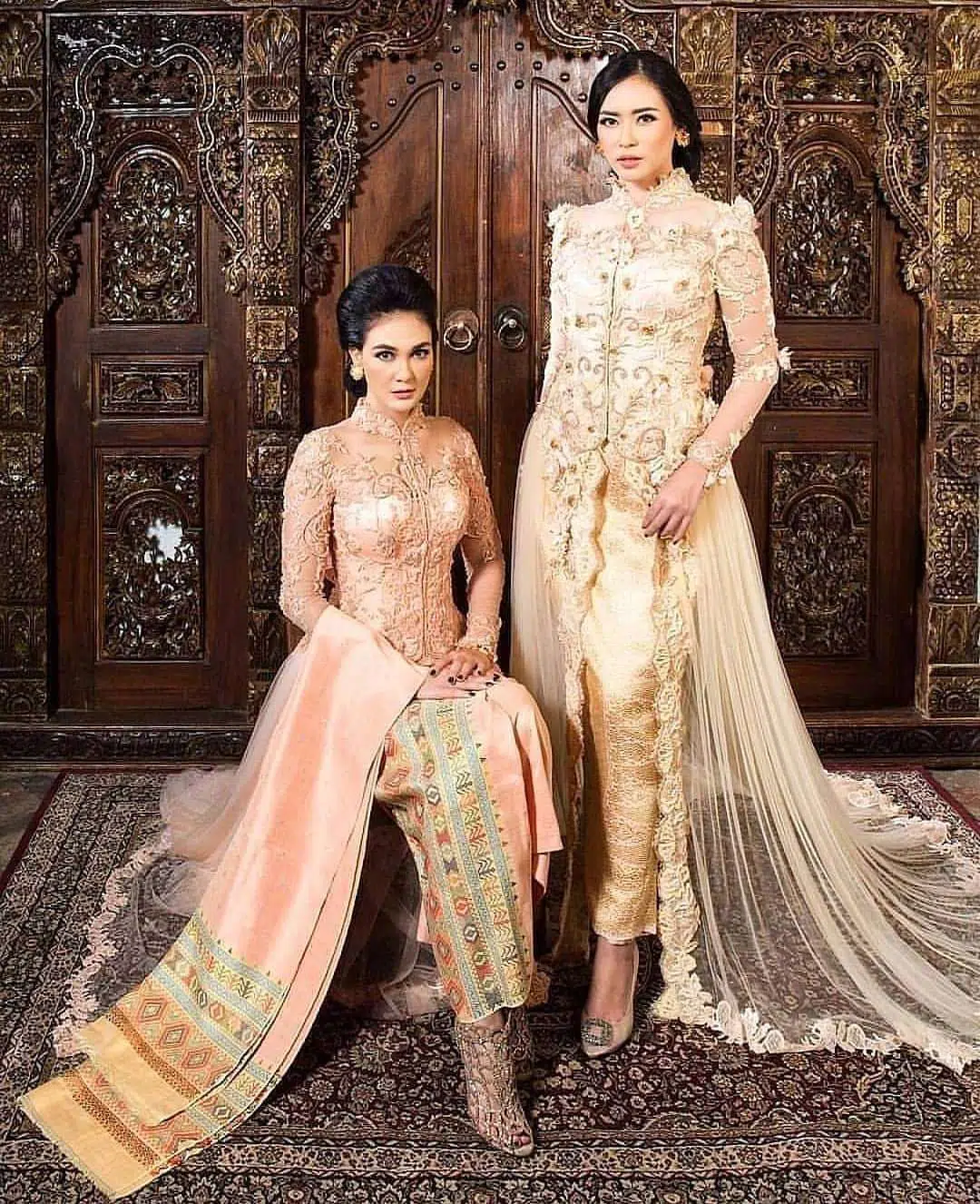 model kebaya brokat kelelawar 2020