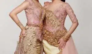 Model kebaya brokat terbaru 2020