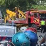 Terpaksa Banting Setir, Pengemudi Bus Merasa Ada Penyeberang Jalan