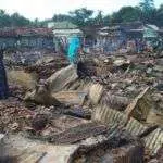 Kamis Pagi, Begini Penampakan Bekas Kebakaran Pasar Candi, Sumenep