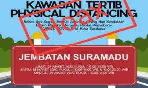 Hoaks Kabar Penutupan Akses Jembatan Suramadu, Ini Yang Terjadi