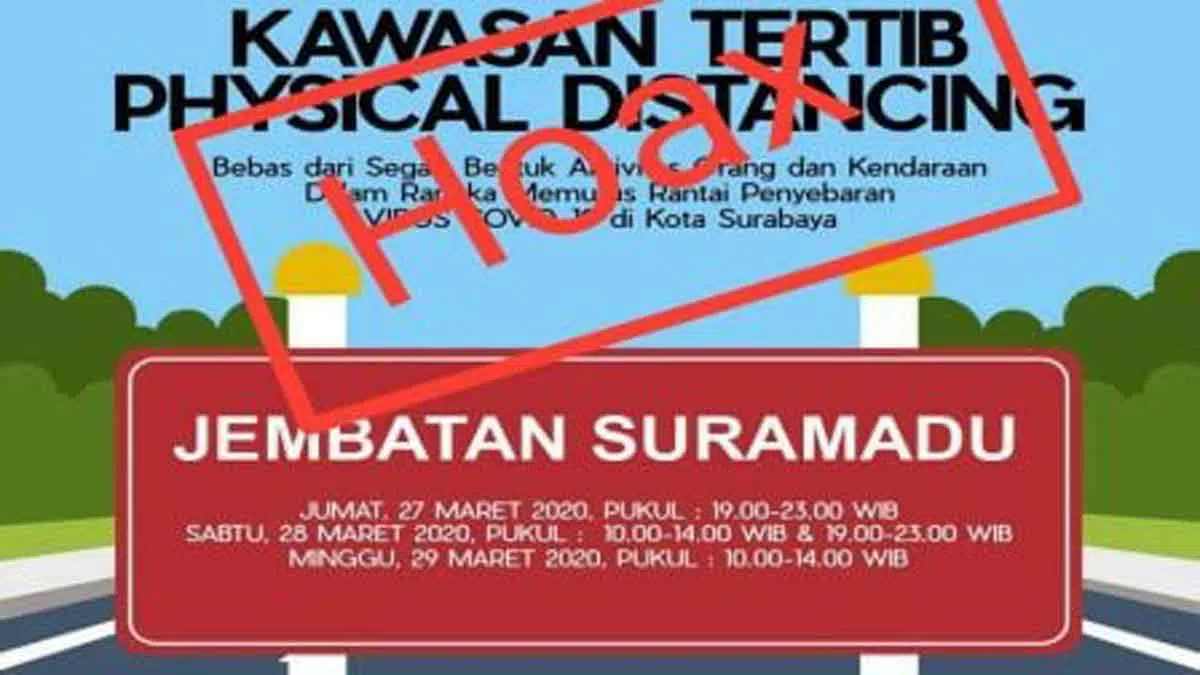 Hoaks Kabar Penutupan Akses Jembatan Suramadu, Ini Yang Terjadi